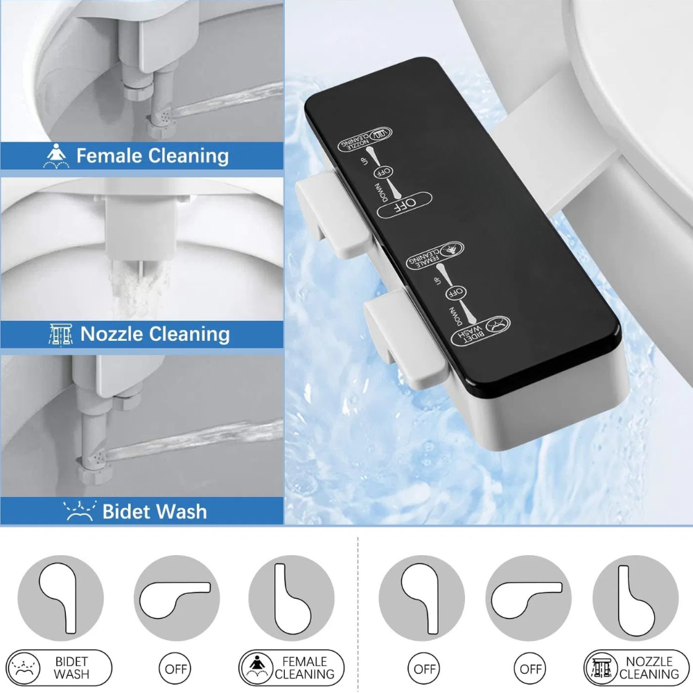 warm water bidet attachment