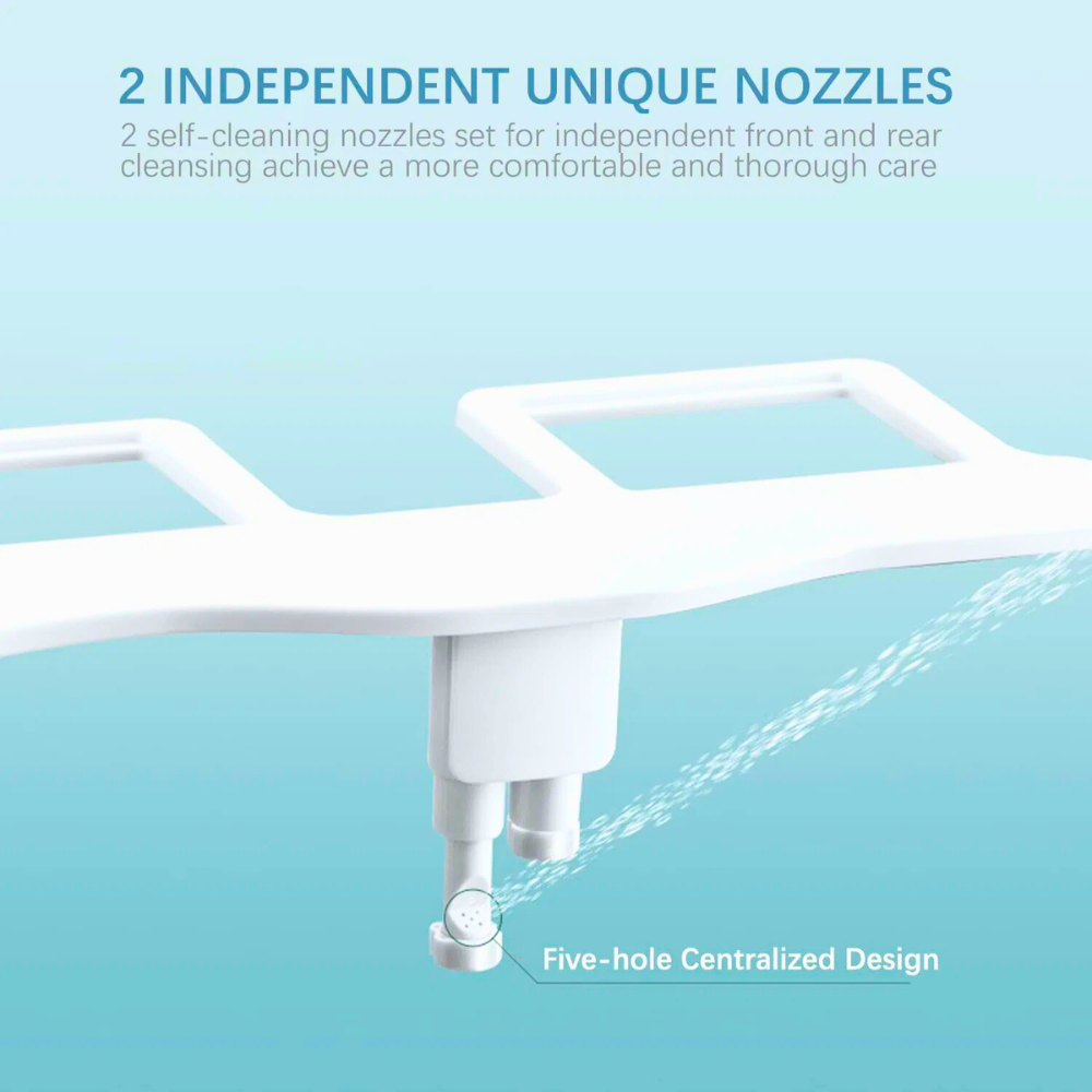 toilet sprayer attachment with warm water